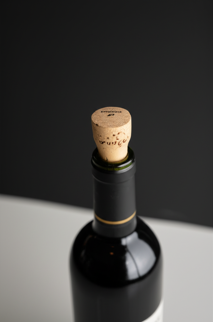 Open wine bottle