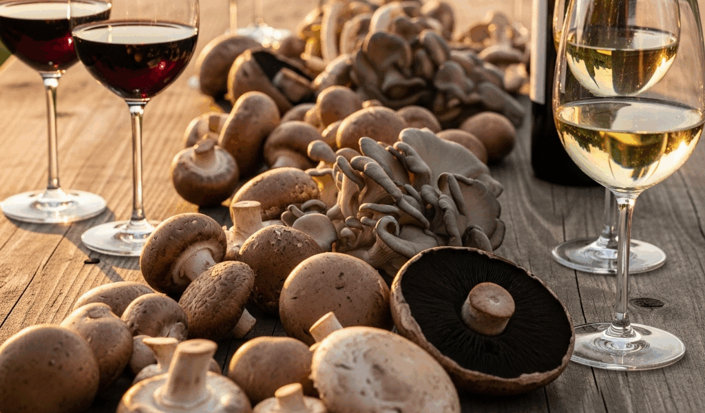 What Wine Pairs With Mushrooms by Dish Type