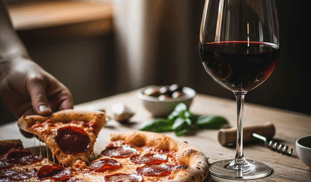 Professional photograph related to: Best Wine with Pizza — What Actually Works by Topping. High qual
