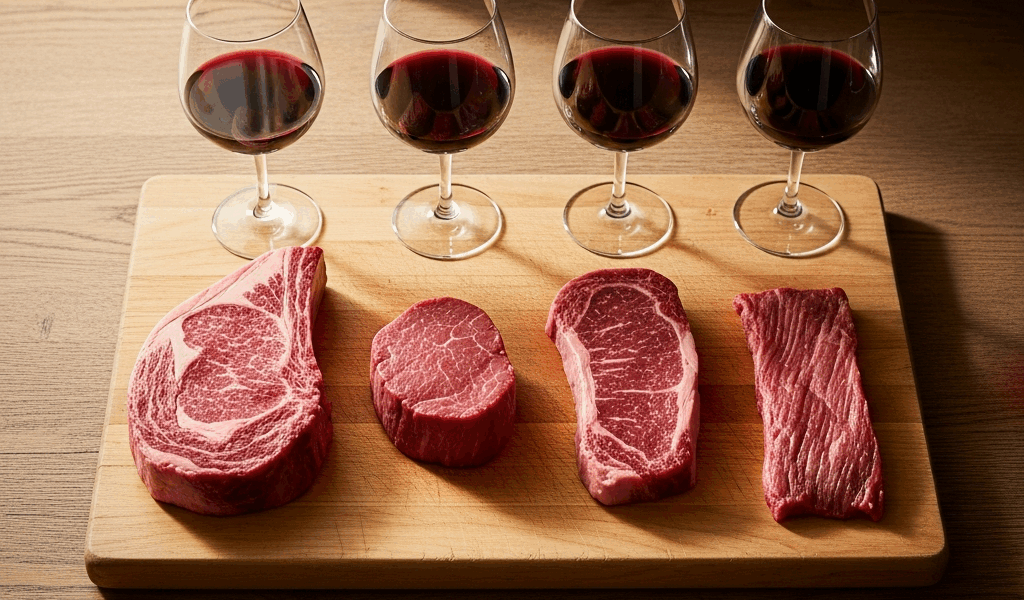 What Wine Pairs With Steak by Cut and Cook