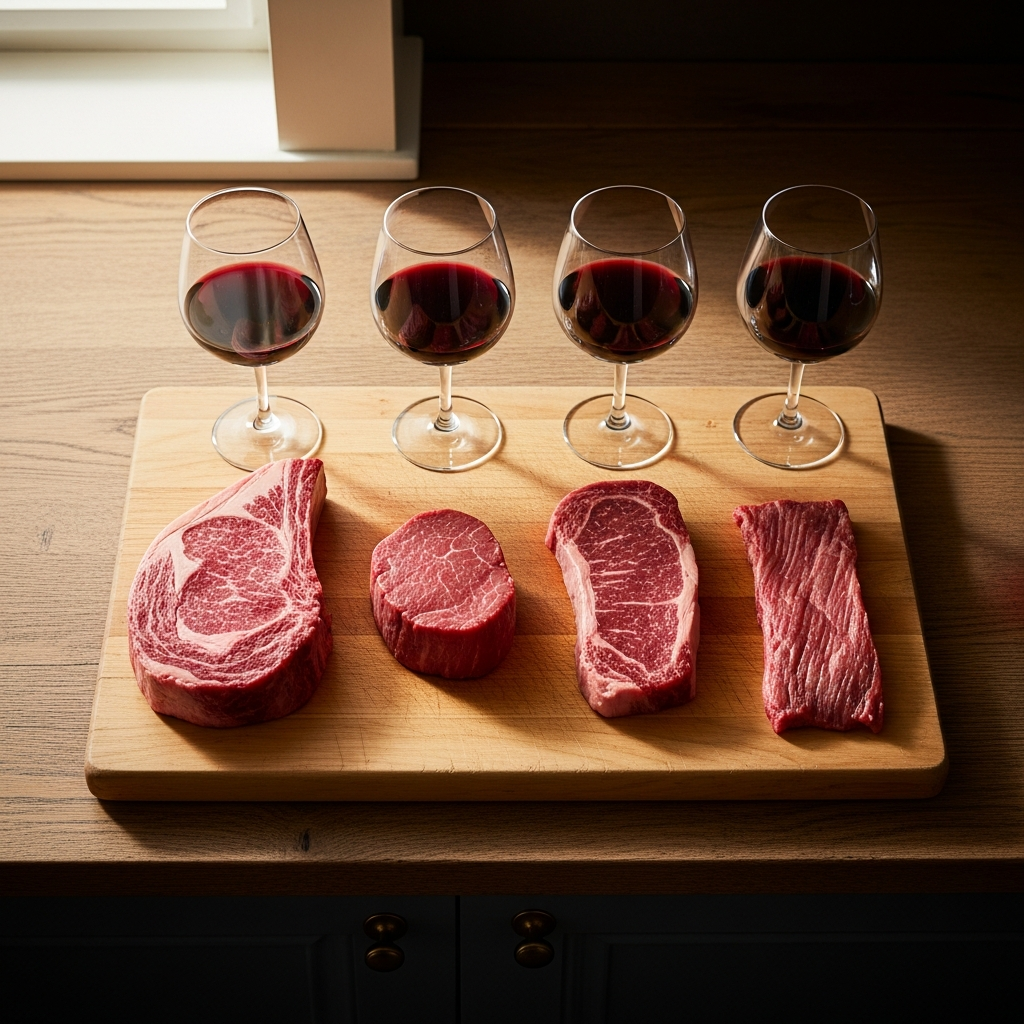 What Wine Pairs With Steak by Cut and Cook