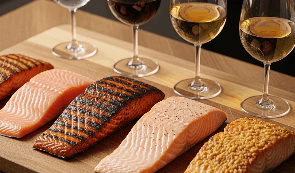 What Wine Pairs With Salmon by Cooking Method