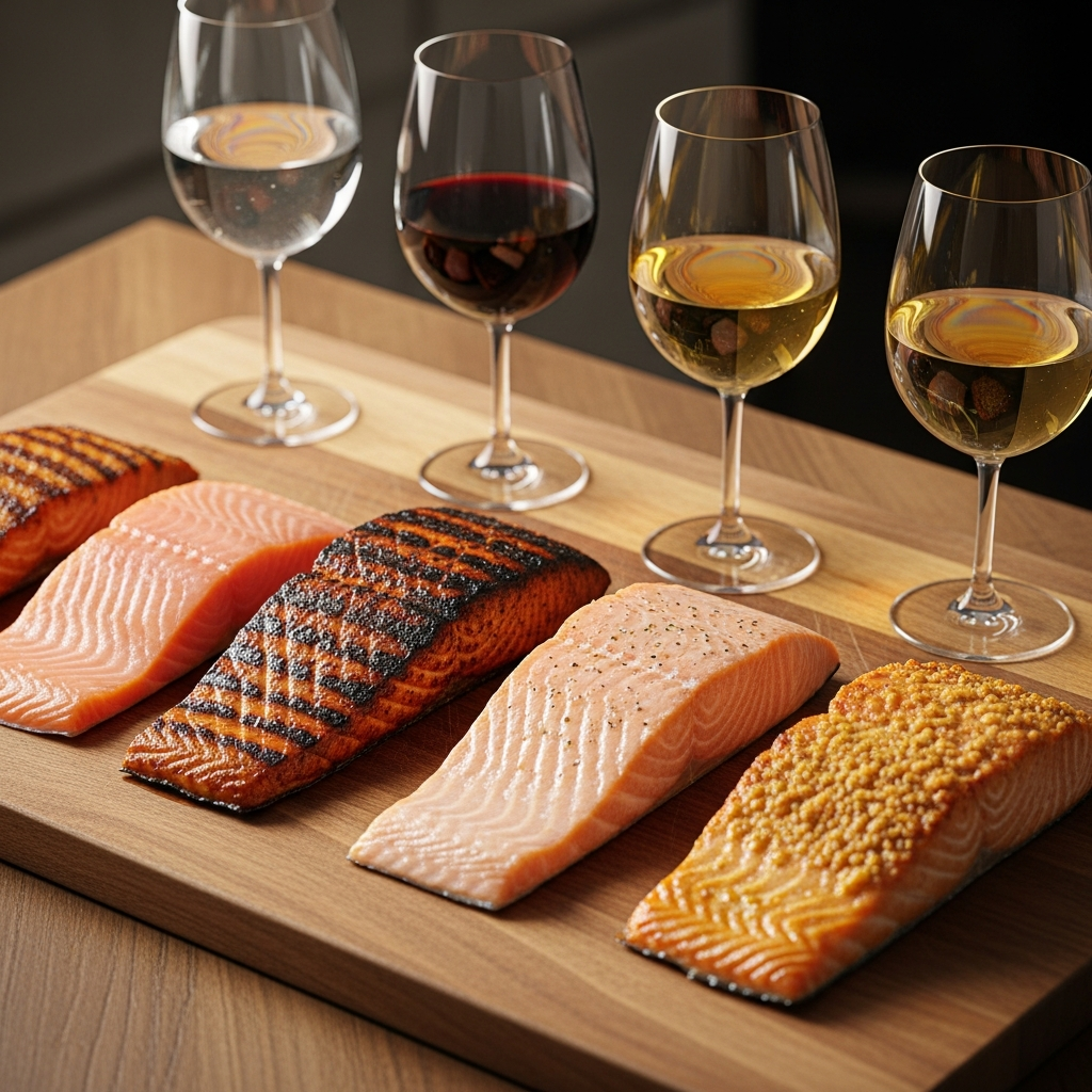 What Wine Pairs With Salmon by Cooking Method
