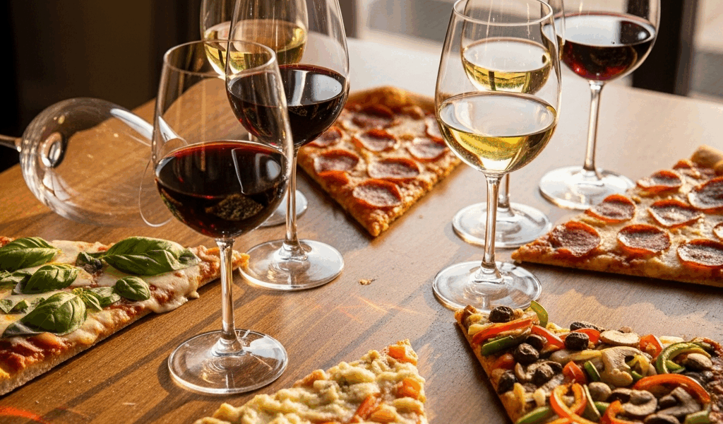 What Wine Pairs With Pizza by Topping and Style