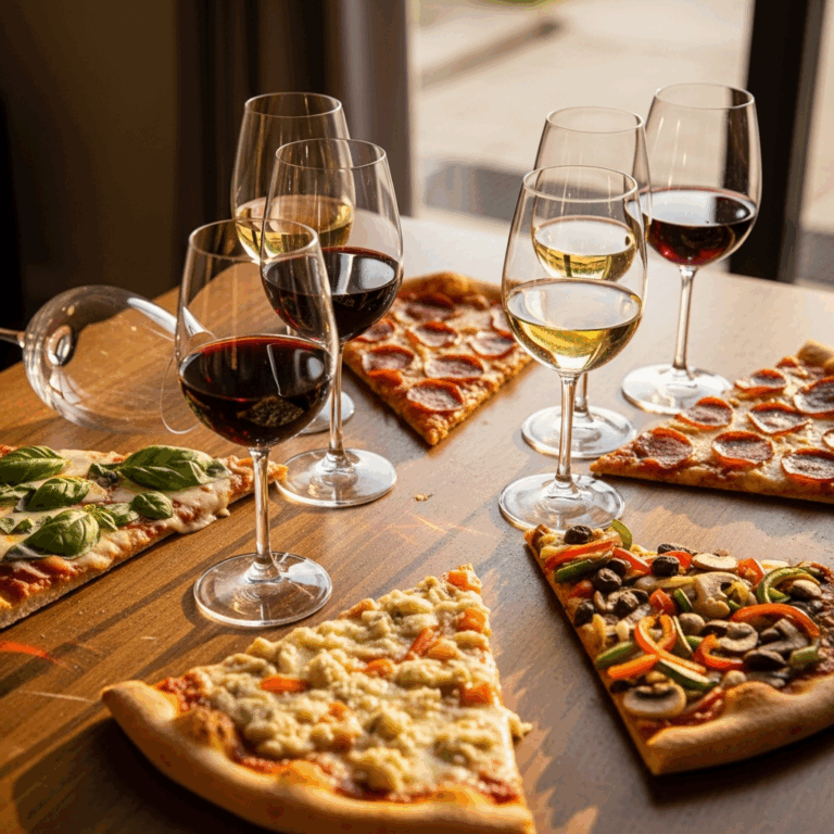 What Wine Pairs With Pizza by Topping and Style