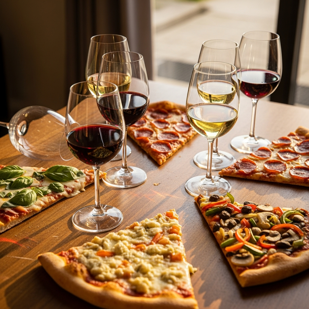 What Wine Pairs With Pizza by Topping and Style