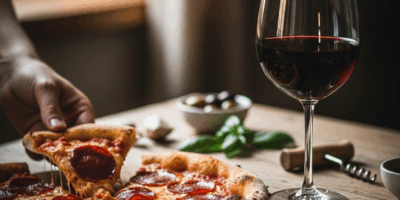 Professional photograph related to: Best Wine with Pizza — What Actually Works by Topping. High qual